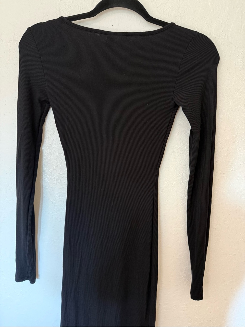 SKIMS Soft Lounge Long Sleeve Maxi Dress in Onyx size XS - Picture 8 of 8